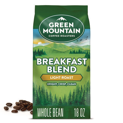 Image of Green Mountain Coffee® Breakfast Blend Whole Bean Coffee, 18 oz Bag