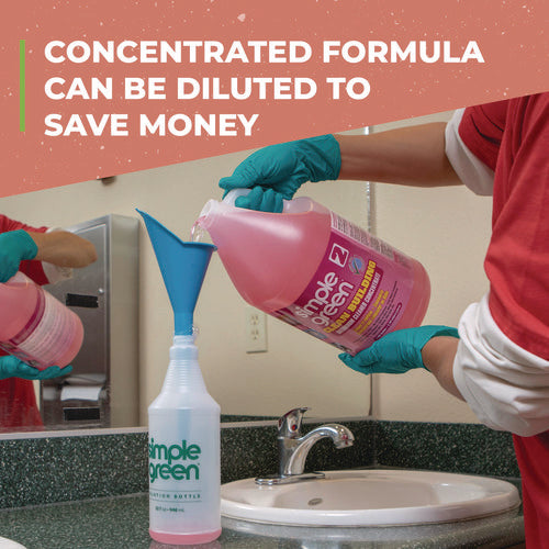 Image of Simple Green® Clean Building Bathroom Cleaner Concentrate, Unscented, 1gal Bottle
