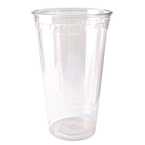 Image of Fabri-Kal® Kal-Clear PET Cold Drink Cups, 32 oz, Plastic, Clear, 25/Sleeve, 12 Sleeves/Carton