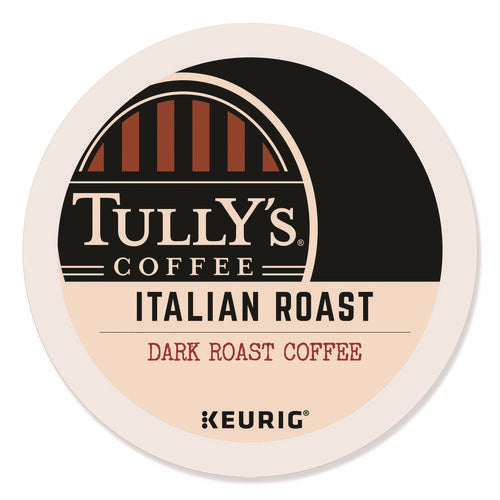 Image of Tully's Coffee® Italian Roast Coffee K-Cups, 96/carton
