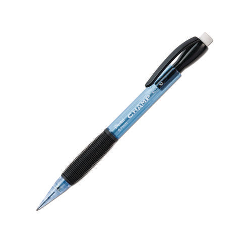 Image of Pentel® Champ Mechanical Pencil Value Pack, 0.7 mm, HB (#2), Black Lead, Blue Barrel, 24/Pack