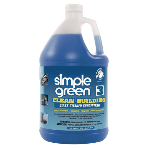 Image of Simple Green® Clean Building Glass Cleaner Concentrate, Unscented, 1gal Bottle