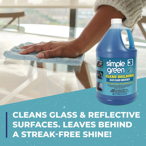 Image of Simple Green® Clean Building Glass Cleaner Concentrate, Unscented, 1gal Bottle