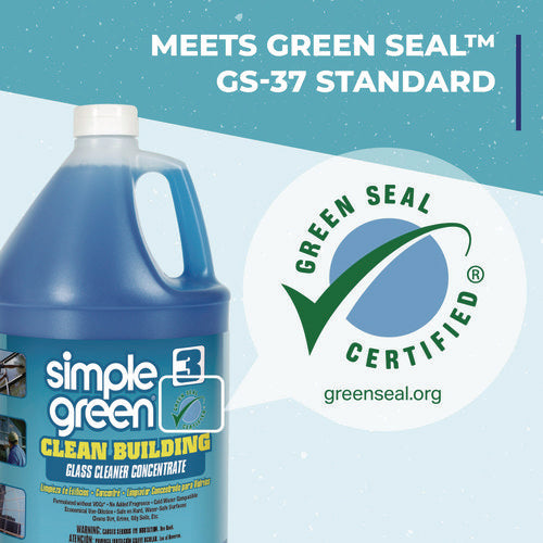 Image of Simple Green® Clean Building Glass Cleaner Concentrate, Unscented, 1gal Bottle