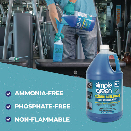 Image of Simple Green® Clean Building Glass Cleaner Concentrate, Unscented, 1gal Bottle