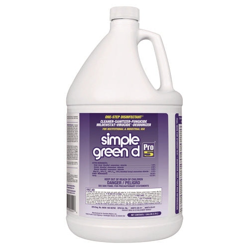 Image of Simple Green® d Pro 5 Disinfectant, 1 gal Bottle, 4/Carton