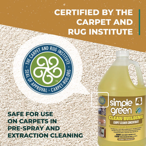 Image of Simple Green® Clean Building Carpet Cleaner Concentrate, Unscented, 1gal Bottle