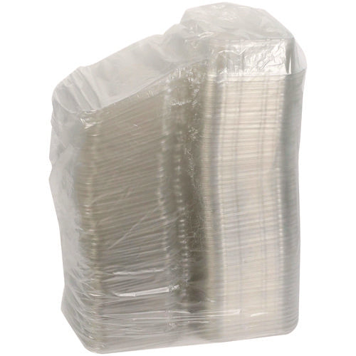 Image of Pactiv Evergreen EarthChoice Tamper Evident Recycled Hinged Lid Deli Container, 24 oz, 7.25 x 6.37 x 2, Clear, Plastic, 231/Carton