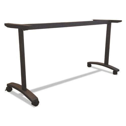Image of Alera® Alera Valencia Series Training Table T-Leg Base, 54w X 19.75d X 28.5h, Black