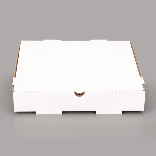 Image of Karat® Corrugated Paper Boxes, 12 x 12 x 1.97, White/Brown, 50/Carton