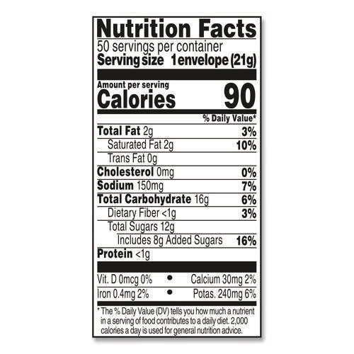 Image of Swiss Miss® Hot Cocoa Mix, Regular, 0.73 oz. Packets, 50 Packets/Box