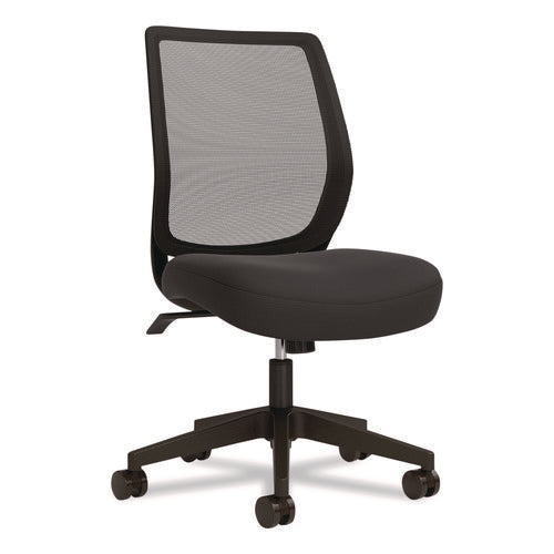 Image of Alera® Alera Wessex Ergonomic Fabric Mesh Swivel Task Chair, Supports Up to 275lbs, 17.09 to 20.83 Seat Height, Black Seat/Back/Base