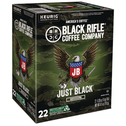 Image of Black Rifle® Coffee Company Just Black Coffee K-Cups, 22/Box
