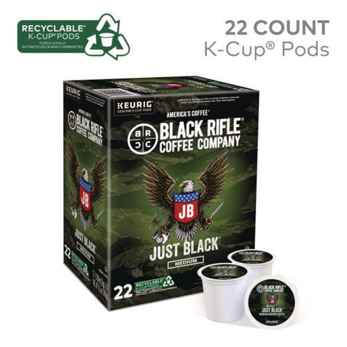 Image of Black Rifle® Coffee Company Just Black Coffee K-Cups, 22/Box