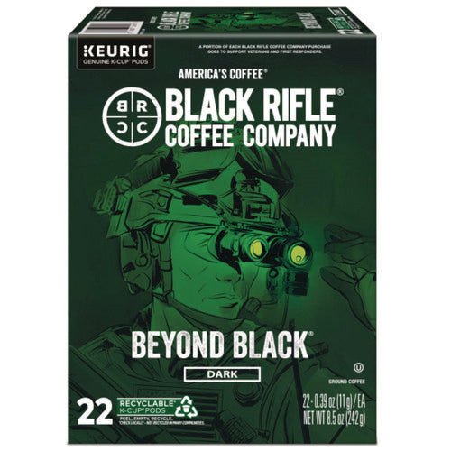 Image of Black Rifle® Coffee Company Beyond Black Coffee K-Cups, 22/Box
