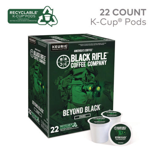 Image of Black Rifle® Coffee Company Beyond Black Coffee K-Cups, 22/Box