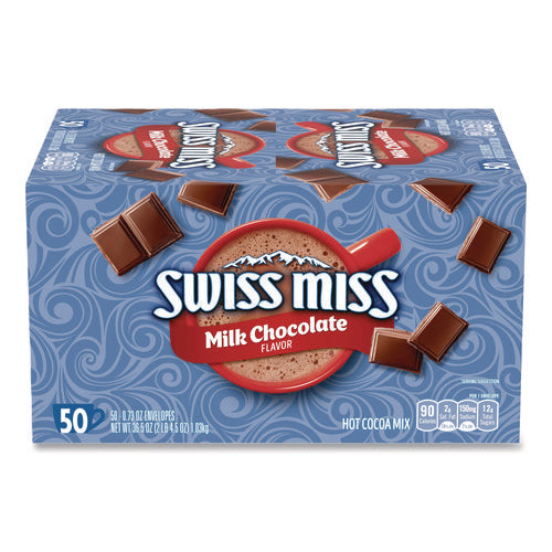 Image of Swiss Miss® Hot Cocoa Mix, Regular, 0.73 oz. Packets, 50 Packets/Box