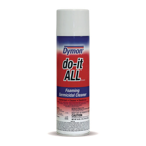 Image of Dymon® Do-It-All Germicidal Foaming Cleaner, 18 Oz Aerosol Spray, 12/carton