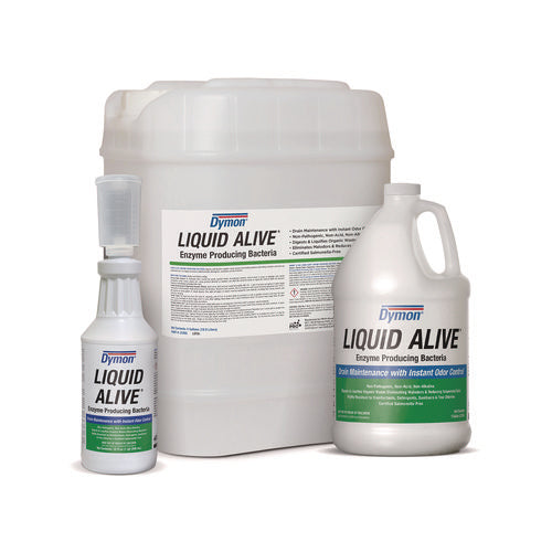 Image of Dymon® Liquid Alive Enzyme Producing Bacteria, 1 Gal Bottle, 4/carton