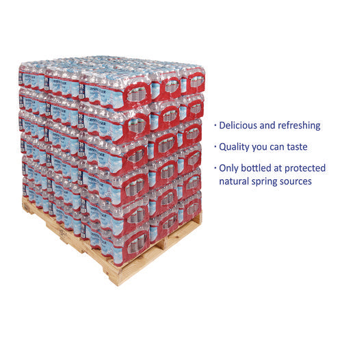 Image of Crystal Geyser® Alpine Spring Water, 16.9 oz Bottle, 35/Carton, 54 Cartons/Pallet