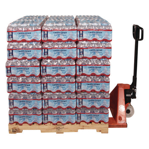Image of Crystal Geyser® Alpine Spring Water, 16.9 oz Bottle, 35/Carton, 54 Cartons/Pallet