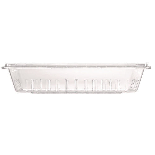 Image of Carlisle StorPlus Polycarbonate Food Storage Container Colander, 18 x 26, Clear, Plastic