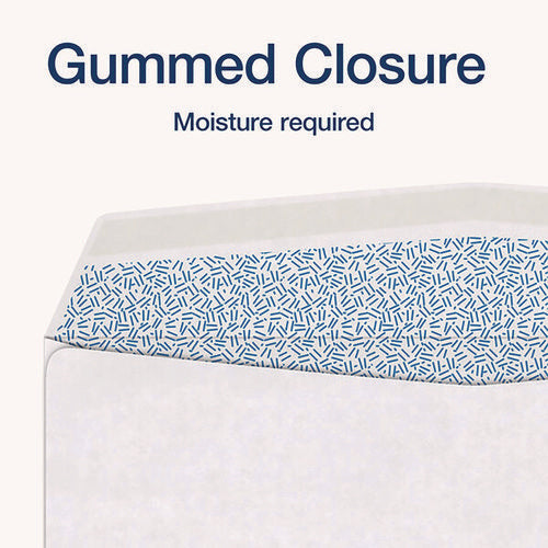 Image of Adams® W-2 Gummed Seal Double-Window Envelopes, Commercial Flap, Gummed Closure, 5.63 x 9, White, 24/Pack