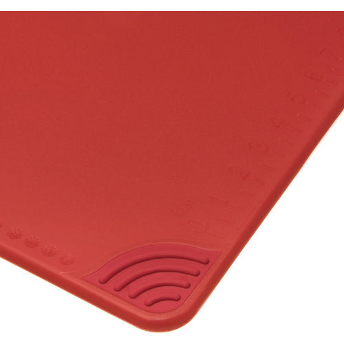 Image of San Jamar® Saf-T-Grip Cutting Board, Plastic, 24 x 18, x 0.5, Red