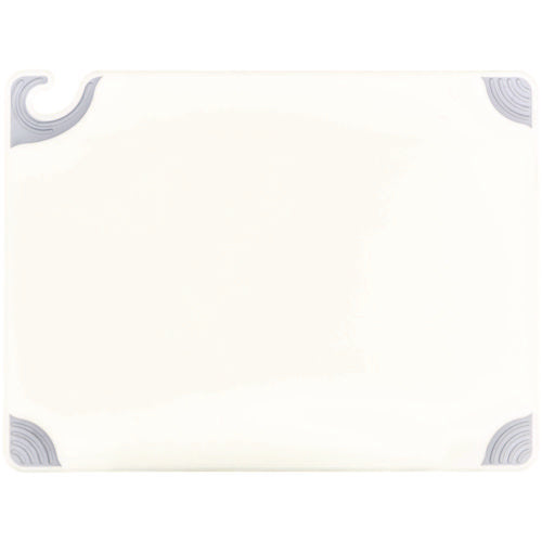 Image of San Jamar® Saf-T-Grip Cutting Board, Plastic, 24 x 18 x 0.5, White