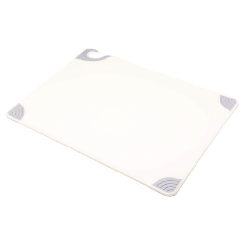 Image of San Jamar® Saf-T-Grip Cutting Board, Plastic, 24 x 18 x 0.5, White