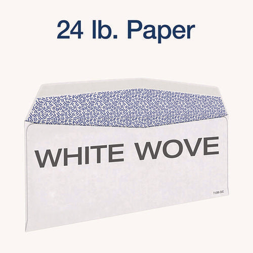 Image of TOPS 1099 Double Window Envelope, Commercial Flap, Gummed Closure, 3.75 x 8.75, White, 24/Pack