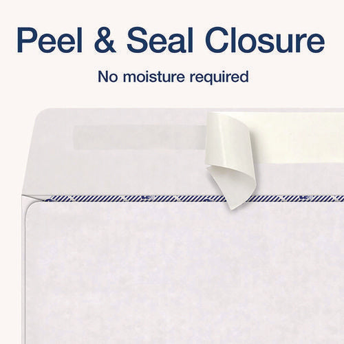 Image of TOPS 1099 Double Window Envelope, Commercial Flap, Self-Adhesive Closure, 3.75 x 8.75, White, 24/Pack