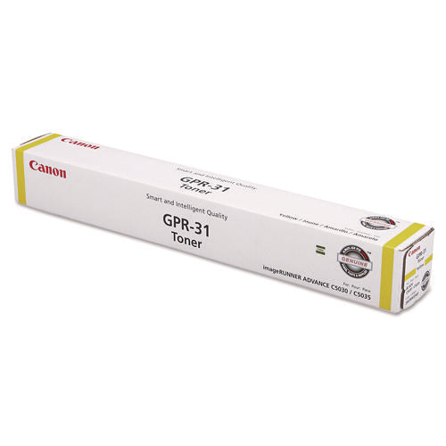 Image of Canon® 2802b003aa (gpr-31) Toner, 27,000 Page-Yield, Yellow