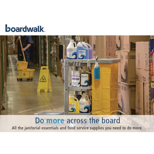 Image of Boardwalk® Locking Rack for 3 Liter PDC Cleaner Bottles, 1-Shelf, 24w x 10d x 12h, Black