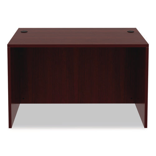 Image of Alera® Alera Valencia Series Straight Front Desk Shell, 47.25" X 29.5" X 29.63", Mahogany