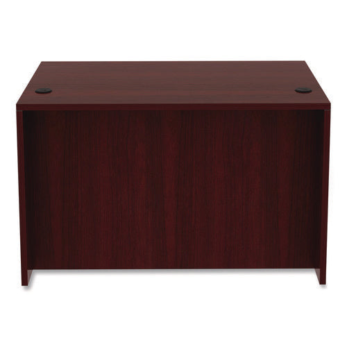 Image of Alera® Alera Valencia Series Straight Front Desk Shell, 47.25" X 29.5" X 29.63", Mahogany