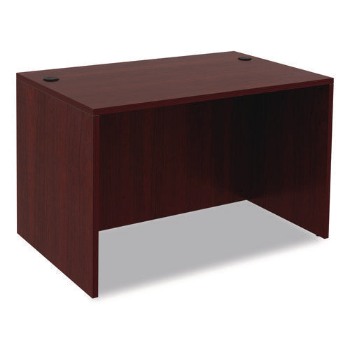 Image of Alera® Alera Valencia Series Straight Front Desk Shell, 47.25" X 29.5" X 29.63", Mahogany