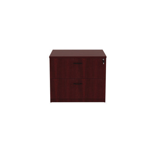 Image of Alera® Alera Valencia Series Lateral File, 2 Legal/letter-Size File Drawers, Mahogany, 34" X 22.75" X 29.5"