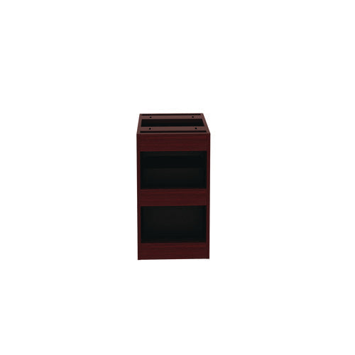 Image of Alera® Alera Valencia Series Full Pedestal File, Left/right, 3-Drawers: Box/box/file, Legal/letter, Mahogany, 15.63" X 20.5" X 28.5"