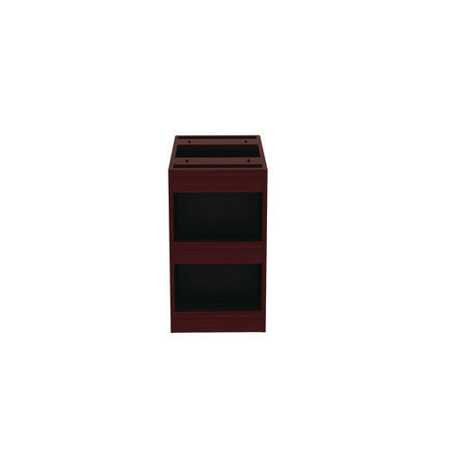 Image of Alera® Alera Valencia Series Full Pedestal File, Left Or Right, 2 Legal/letter-Size File Drawers, Mahogany, 15.63" X 20.5" X 28.5"