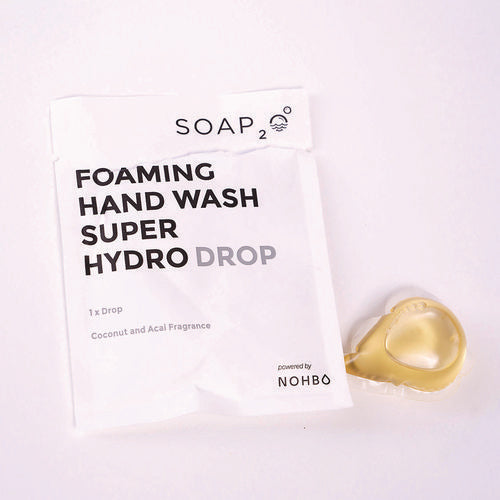 Image of SOAP2O Foaming Super HydroDrop, Coconut Acai, 500 mL Pump Refill, 4/Pack, 30 Packs/Carton