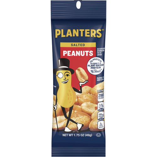 Image of Planters® Salted Peanuts, 1.75 Oz, 12/box
