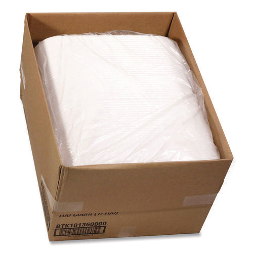 Image of Pactiv Evergreen Laminated Foam Serving Tray, 18 x 14, White, 100/Carton