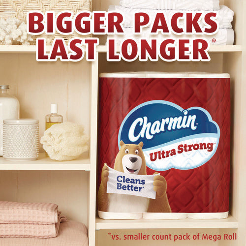 Image of Charmin® Ultra Strong Bathroom Tissue, Septic Safe, 2-Ply, White, 220 Sheet/Roll, 18/Pack