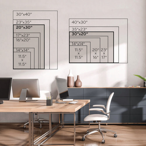 Image of U Brands Magnetic Chalkboard with Decor Frame, 30" x 20", Black Surface, White Wood Frame