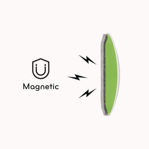 Image of U Brands Classic Magnetic Dry Erase Board Eraser, 6.99" x 3.78" x 0.98"