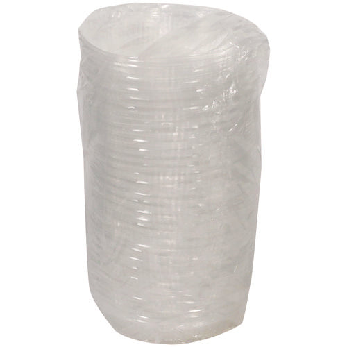 Image of Pactiv Evergreen ClearView Dome-Style Lid with Tabs, 8.75" Diameter x 0.8" h, Clear, Plastic, 126/Carton