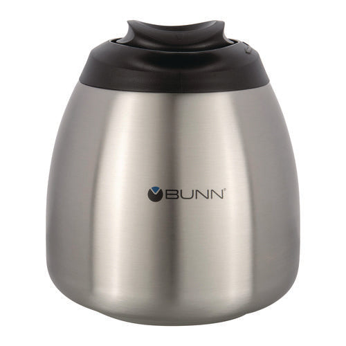 Image of BUNN® 1.9 Liter Thermal Carafe, Stainless Steel/black
