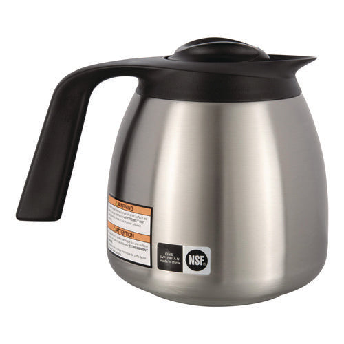 Image of BUNN® 1.9 Liter Thermal Carafe, Stainless Steel/black