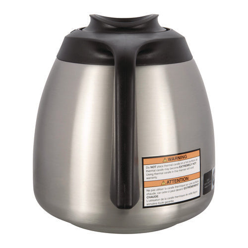 Image of BUNN® 1.9 Liter Thermal Carafe, Stainless Steel/black